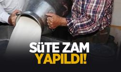 Çiğ süte zam yapıldı