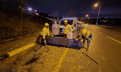 SASKİ Genel Müdürü Yiğit Turan'dan gece mesaisi