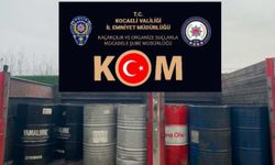 2 ton 550 litre kaçak akaryakıt ele geçirildi