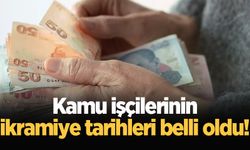 Kamuda çalışan işçilere tediye ödemeleri tarihleri Resmi Gazete’de