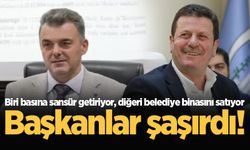 Başkanlar şaşırdı! Biri basına sansür getiriyor, diğeri belediye binasını satıyor