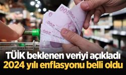 TÜİK beklenen veriyi açıkladı: 2024 yılı enflasyonu belli oldu