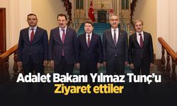 Adalet Bakanı'nı ziyaret ettiler