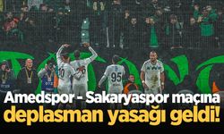 Amedspor-Sakaryaspor maçına deplasman yasağı geldi!