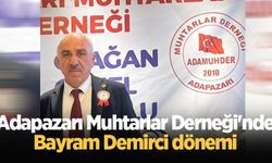 Adapazarı Muhtarlar Derneği'nde Bayram Demirci dönemi