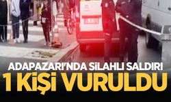 Adapazarı'nda silahlı saldırı! 1 kişi vuruldu