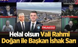 Helal olsun Vali Rahmi Doğan ile Başkan İshak Sarı