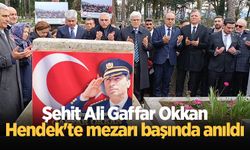 Şehit Ali Gaffar Okkan Hendek'te mezarı başında anıldı