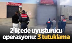 2 ilçede uyuşturucu operasyonu: 3 tutuklama