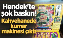 Hendek'te şok baskın! Kahvehanede kumar makinesi çıktı