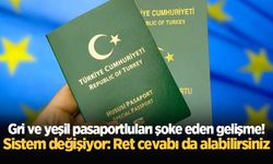 Gri ve yeşil pasaport sahiplerine kötü haber! Sistem değişiyor