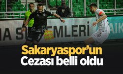 Sakaryaspor'a PFDK'dan ceza