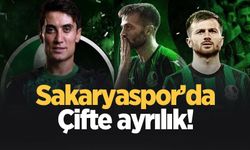 Sakaryaspor'da iki futbolcu ayrıldı