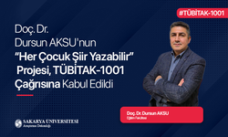 “Her Çocuk Şiir Yazabilir” Projesi, TÜBİTAK-1001 çağrısına kabul edildi