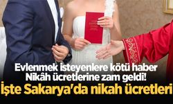 İşte Sakarya'da nikah ücretleri: En pahalı ilçe şaşırttı!