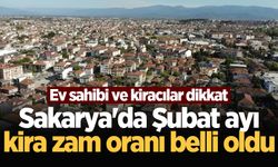 Ev sahibi ve kiracılar dikkat: Sakarya'da Şubat ayı kira zam oranı belli oldu