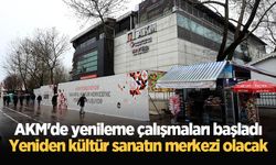 AKM'de yenileme çalışmaları başladı