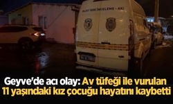 Geyve'de acı olay: Av tüfeği ile vurulan 11 yaşındaki kız çocuğu hayatını kaybetti