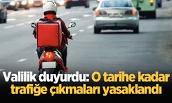 Sakarya'da scooter, motosiklet ve motokuryelerin trafiğe çıkışı 2 gün yasaklandı