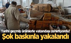 Tarihi geçmiş ürünleri izinsiz açtığı iş yerinde satıyordu, tarım müdürlüğü ekiplerine yakalandı