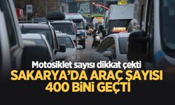 Sakarya'da araç sayısında dikkat çeken artış; işte son rakamlar