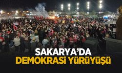 Sakarya'da Demokrasi yürüyüşü