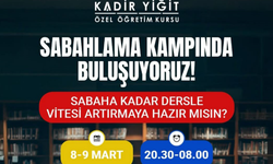 YKS’ye hazırlanan öğrencilere sabahlama kampı