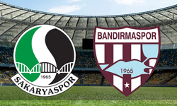 Sakaryaspor-Bandırmaspor maçının onbirleri belli oldu