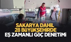 28 ilde mobil göç denetimi