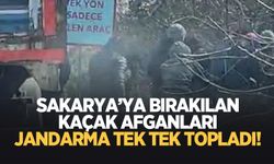 Afgan kaçaklar jandarma tarafından yakalandı