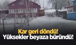 Sakarya'nın yüksek kesimleri beyaza büründü