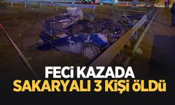 Otoyoldaki kazada Sakaryalı 3 kişi öldü