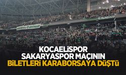 Kocaelispor-Sakaryaspor maçı biletleri karaborsaya düştü!