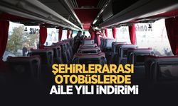 Şehirlerarası otobüslerde aile yılı indirimi