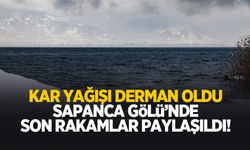 Kar yağışı Sapanca Gölü’ne 14 milyon metreküp su kazandırdı