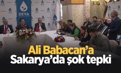 Ali Babacan'a Sakarya’da şok tepki