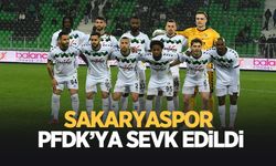 Sakaryaspor yine PFDK'lık oldu