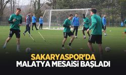 Sakaryaspor'da Yeni Malatyaspor mesaisi