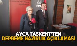 Ayça Taşken'ten depreme hazırlık açıklaması