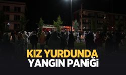 Serdivan'da kız yurdunda yangın paniği