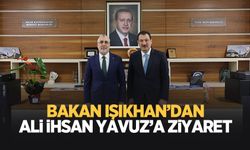 Bakan Vedat Işıkhan, Ali İhsan Yavuz'u ziyaret etti