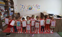 Minikler atölyelerde hem öğrendi hem eğlendi