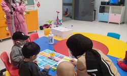 Kanser tedavisi gören çocuklarla buluştular