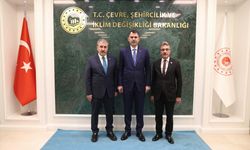 Başkan Şenol Dinç Bakan Kurum'u ziyaret etti