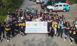Genç paramedikler afetlere hazırlandı