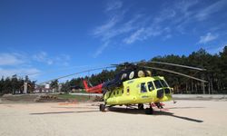 Yangın söndürme helikopteri konuşlandırıldı