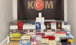 TEM'de durdurulan araçta kaçak tütün ve çay ele geçirildi