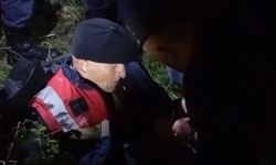 Kayıp adam, 15 saat sonra ormanda bulundu