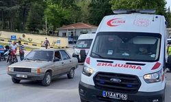 Kontrolden çıkan motosiklet devrildi, sürücüsü yaralandı