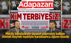 Kim terbiyesiz? Meclis kürsüsünde siyaset yapmaya kalkan Ahmet Bayrak tepkiyle karşılaşınca ağzını bozdu